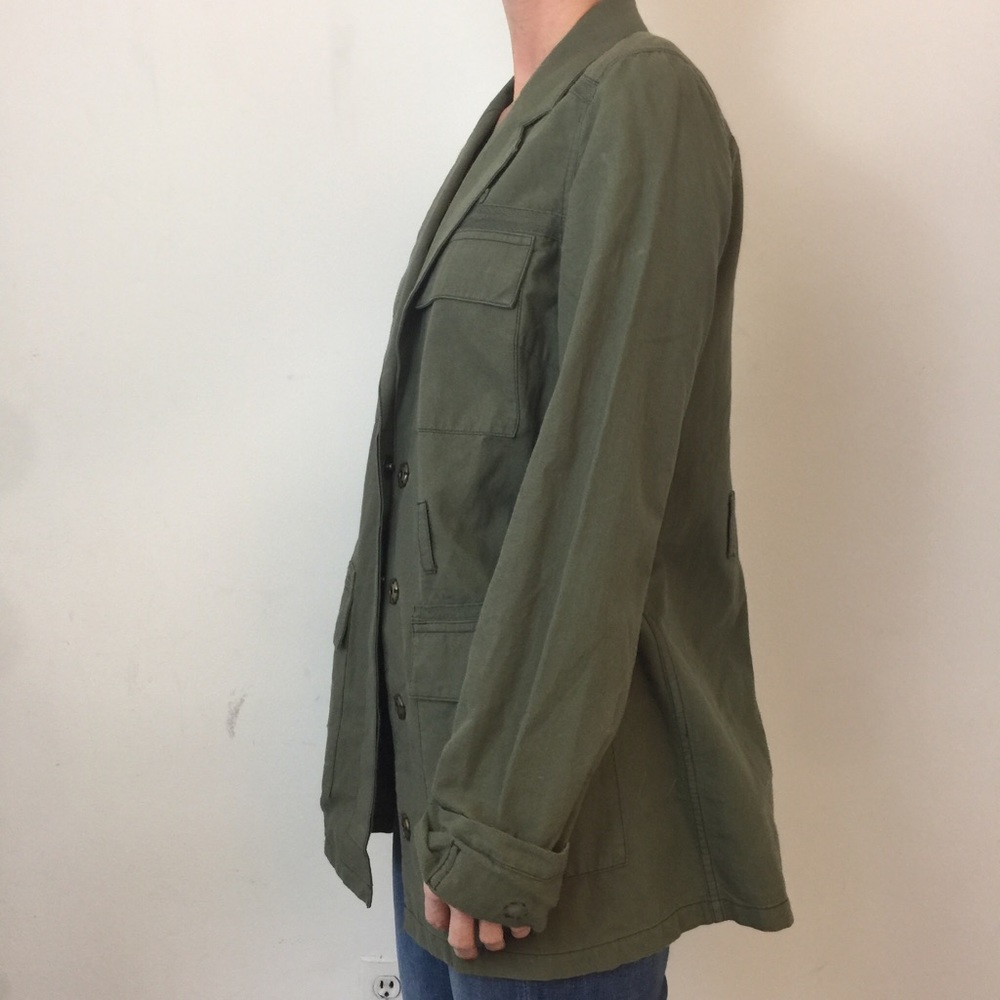 Elizabeth and James Green Army Cargo Jacket - Picture 8 of 8